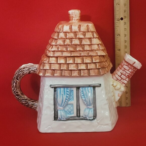 Vintage Heritage Mint Tiled Cottage Decorative Tea Pot 1991 - Picture 7 of 12